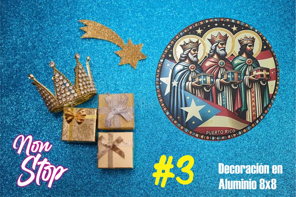 Decoraciones en Aluminio de Reyes Magos