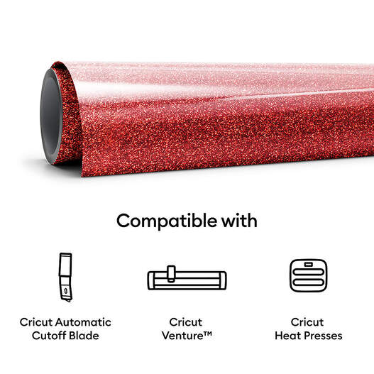 Glitter Red HTV for Tees