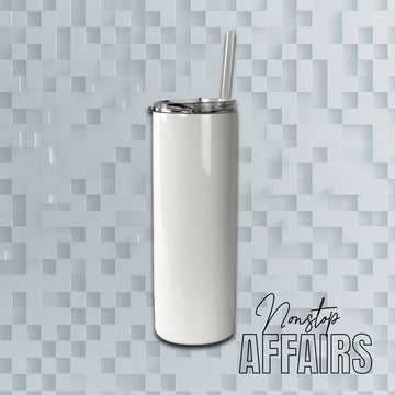 20oz SKINNY SUBLIMATION TUMBLER