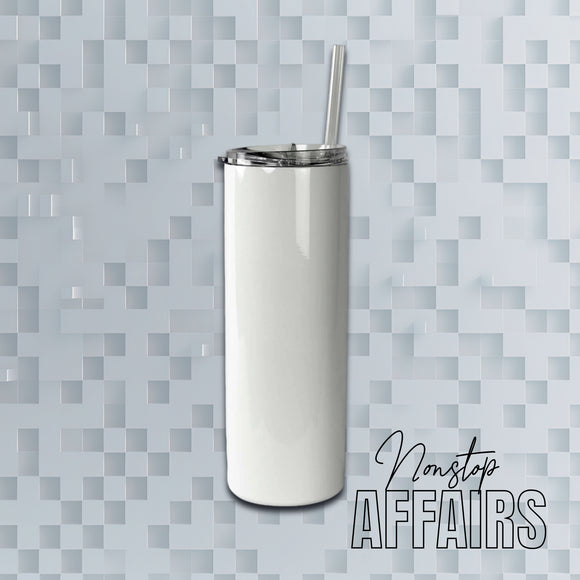 20oz SKINNY SUBLIMATION TUMBLER