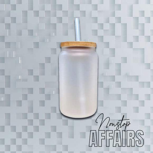 16 oz Subli Glass Tumbler