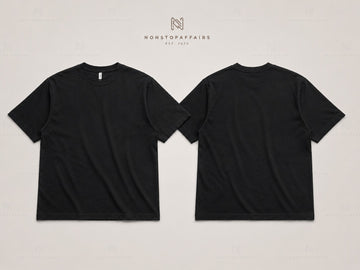 Comprar negro Oversized Tees
