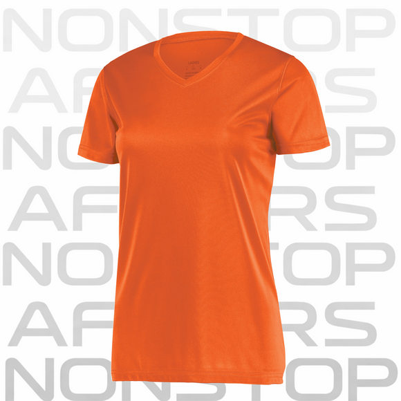 V NECK LADIES MICROFIBER