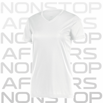 Comprar white V NECK LADIES MICROFIBER