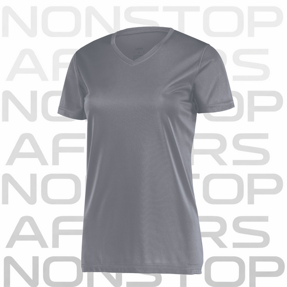 V NECK LADIES MICROFIBER