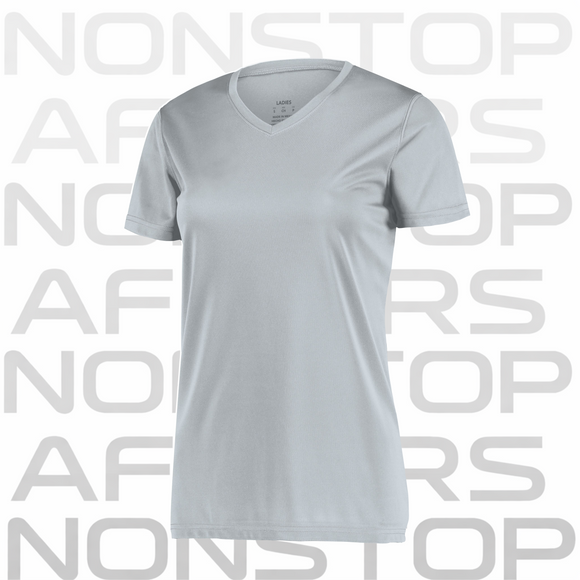 V NECK LADIES MICROFIBER