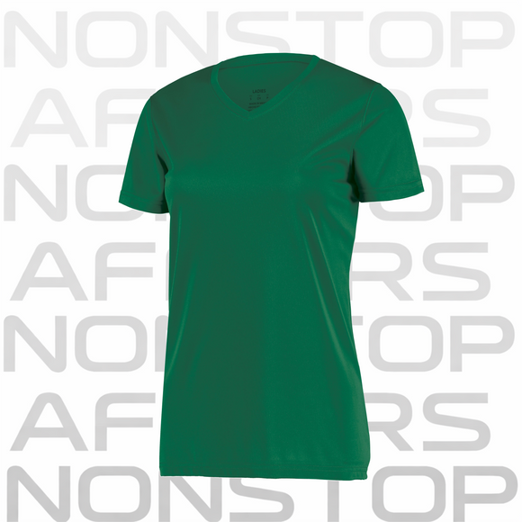 V NECK LADIES MICROFIBER