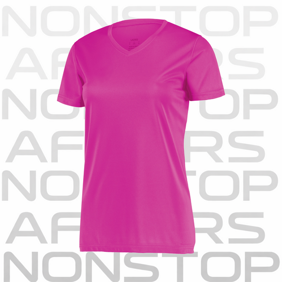 V NECK LADIES MICROFIBER