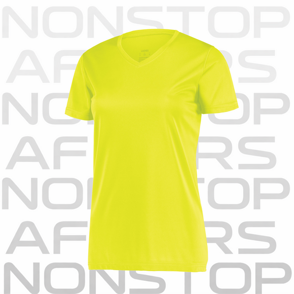 V NECK LADIES MICROFIBER