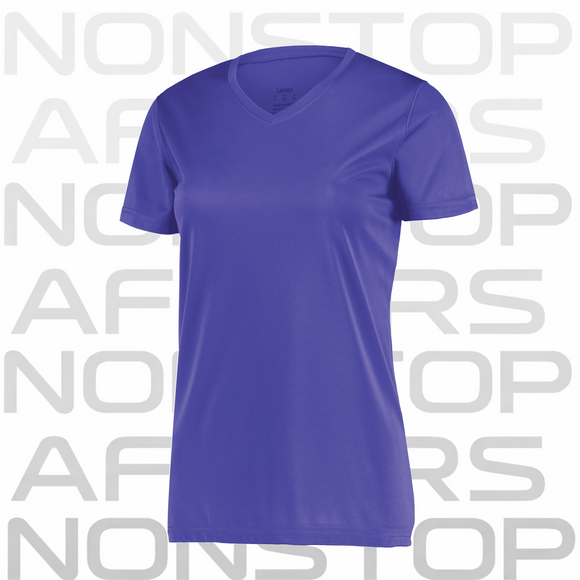V NECK LADIES MICROFIBER